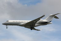 N375G @ KSRQ - Bombardier Global Express (N375G) on approach to Sarasota-Bradenton International Airport - by Jim Donten