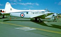 G-SDEV @ EGVA - De Havilland DH.104 Sea Devon C.20 [04472] RAF Fairford~G 22/07/1995. Wears former military serial and is preserved.