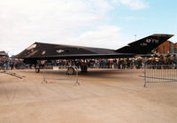 85-0819 @ MHZ - Another view of the F-117A Nighthawk, callsign Trend 71, of 7th Fighter Squadron/49th Fighter Wing at Holloman AFB on display at the 1997 RAF Mildenhall Air Fete. - by Peter Nicholson