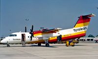 OE-LLL @ LOWW - DHC-8-102 Dash 8 [253] (Tyrolean Airlines) Vienna - Schwechat~OE 20/06/1996 - by Ray Barber