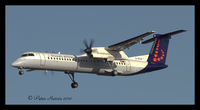 G-ECOI @ EGNT - Finals to land 25 EGNT. Still registerd to Flybe in Brussels Airlines Colours - by colt41