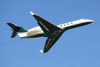 N535V @ KSRQ - Gulfstream V (N535V) departs Sarasota-Bradenton International Airport - by Jim Donten