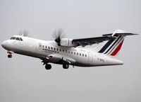 F-GPYL @ LFBH - On take off in new Air France c/s - by Shunn311