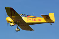 G-BDJD @ EGBR - Jodel D112. Hibernation Fly-In, The Real Aeroplane Club, Breighton Airfield, October 2012. - by Malcolm Clarke