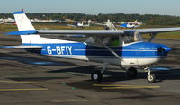G-BFIY @ EGLK - Cessna 150 seen at Blackbushe on 17th October 2010 - by Michael J Duffield