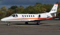 M-ISKY @ EGLK - Manx-registered Citation Bravo photoraphed at Blackbushe on 19th October 2010 - by Michael J Duffield