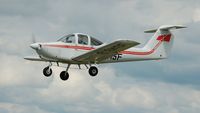 G-BMSF @ EGFH - Resident Cambrian Flying Club Tomahawk on finals to Runway 28. - by Roger Winser