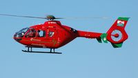 G-WASN @ EGFH - South Wales Air Ambulance helicopter (Helimed 57) returning to base. - by Roger Winser