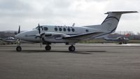 G-KVIP @ EGFH - Visit by Capital Air Charter's Super King Air. - by Roger Winser