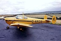 G-AROR @ EGLA - Air Products Forney F-1A Aircoupe [5752] Bodmin~G 15/09/1976. Image taken from a slide.
