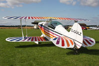 G-GULZ @ X5FB - Christen Eagle II. Fishburn Airfield UK, September 2012. - by Malcolm Clarke
