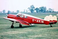 G-AKIN @ EGTH - Miles M.38 Messenger 2A [6728] Old Warden~G 1973. Year approximate image from a slide. - by Ray Barber