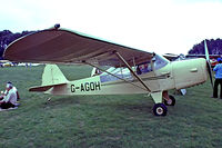 G-AGOH @ EGTH - Auster J/1 Autocrat [1442] Old Warden~G 11/07/1982. Image taken from a slide. Now preserved. Image taken from a slide.