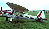 G-ASAK @ EGTH - Beagle A.61 Terrier 2 [B.604] Old Warden~G 11/07/1982. Image taken from a slide. Now registered in France.