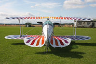 G-GULZ @ X5FB - Christen Eagle II, Fishburn Airfield UK, September 2012. - by Malcolm Clarke