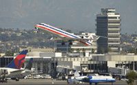 N505AE @ KLAX - Departing LAX - by Todd Royer