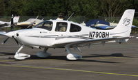 N790BH @ EGLK - Second Cirrus to carry this registration, this SR-22 G3 is seen at Blackbushe on 28th September 2008 - by Michael J Duffield