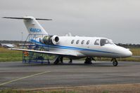 N665CH @ EGHH - Receiving attention at Citation Centre - by John Coates