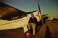 N17051 - My father (Norman Listul) with N17051.  Slide from which this picture came is dated November, 1961. - by Either Lloyd Tomac (Dad's partner in the airplane) or Avis Listul (my mother).  Both are long gone s