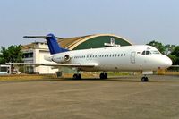 PK-TWM @ WIHH - Fokker F.28-4000 Fellowship [11183] (Transwisata Airlines) Jakarta-Halim~PK 25/10/2006 - by Ray Barber