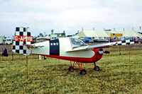 G-APYB @ EGBG - Tipsy T.66 Nipper II [T66/S/39] Leicester~G 08/07/1979. Image taken from a slide. On long term rebuild.