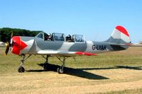 G-LYAK @ EGBP - Yakovlev Yak-52 [822113] Kemble~G 13/07/2003