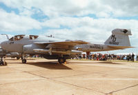 161882 @ MHZ - EA-6B Prowler, callsign Dog 23, of US Marines Squadron VMAQ-3 on display at the 1997 RAF Mildenhall Air Fete. - by Peter Nicholson