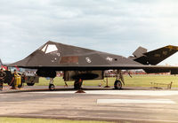 85-0834 @ MHZ - Another view of the F-117A Nighthawk, callsign Trend 72, of the 8th Fighter Squadron/49th Fighter Wing on the flight-line at the 1997 RAF Mildenhall Air Fete. - by Peter Nicholson