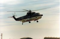 G-BDDA @ EGQL - S-61N of British International Helicopters on display at the 1990 RAF Leuchars Airshow. - by Peter Nicholson
