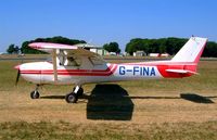 G-FINA @ EGBP - R/Cessna F.150L [0826] Kemble~G 13/07/2003