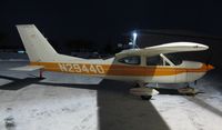 N29440 @ KAXN - Cessna 177 Cardinal ready to go to bed for the night.