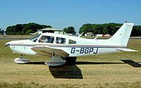 G-BGPJ @ EGBP - Piper PA-28-161 Warrior II [28-7916288] Kemble~G 13/07/2003 - by Ray Barber