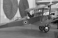 BAPC038 @ EGDX - Replica of the Scout aircraft operated by the RFC in 1915. The serial number A1742 is carried on the rudder (out of picture). Part of the RAF St Athan Historic Aircraft Collection mid-1970's. - by Roger Winser