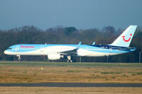 G-OOBA @ EGCC - Now in Thomson's new Dynamic Wave colour scheme - by Chris Hall