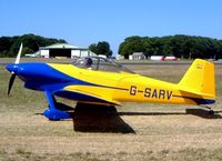 G-SARV @ EGBP - Van's RV-4 [PFA 181-12606] Kemble~G 13/07/2003 - by Ray Barber