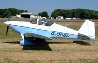 G-ORBD @ EGBP - Van's RV-6A [PFA 181-12677] Kemble~G 13/07/2003. Converted to a tail wheel in 2001.