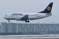 D-ABIR @ EDDP - FRA-shuttle is coming down on lousy cold rwy 08L... - by Holger Zengler