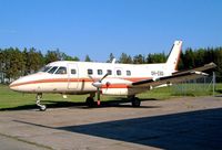 OH-EBD @ ESKN - Embraer EMB.110P1A Bandeirante [110439] Stockholm-Skavsta~SE 31/05/2002 - by Ray Barber