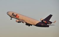 N524FE @ KLAX - Departing LAX - by Todd Royer