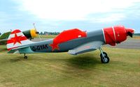 G-GYAK @ EGSX - Yakovlev Yak-50 [825905] North Weald~G 22/06/2003 - by Ray Barber