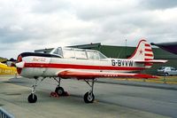 G-BVVW @ EGDY - Yakovlev Yak-52 [844605] Yeovilton~G 15/07/1995