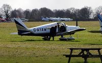 G-AYAW @ EGLD - Originally owned to, College of Air Training (Properties) Ltd in April 1970 and currently with and a trustee of, GAYAW Flying Group since September 2003. - by Clive Glaister
