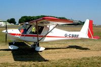 G-CBRF @ EGBP - Comco Ikarus C42 FB UK Cyclone [PFA 322-13900] Kemble~G 13/07/2003