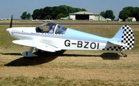 G-BZOI @ EGBP - Nicollier HN.700 Menestrel II [PFA 217-12604] Kemle~G 13/07/2003