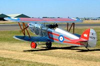G-BZAS @ EGBP - Isaacs Fury II [PFA 011-10837] Kemble~G 13/07/2003
