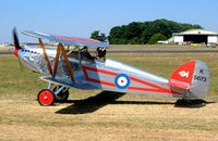 G-BZAS @ EGBP - Isaacs Fury II [PFA 011-10837] Kemble~G 13/07/2003