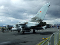 45 64 @ EGQL - an AG-51 Tornado IDS In the static display at Leuchars airshow '10 Carrying 2x 330gal wing tanks, BOZ-101 chaff/flare pod,MBB Recce pod,
Cerebrus III Jamming pod - by Mike stanners