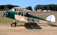 G-BIYK @ EGBP - Isaacs Fury II [PFA 011-10418] Kemble~G 13/07/2003