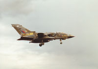 ZA597 @ EGQS - Tornado GR.1, callsign Abbot 3, of 15[Reserve] Squadron on final approach to Runway 23 at RAF Lossiemouth in the Summer of 1997. - by Peter Nicholson