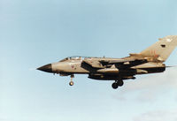 ZA589 @ EGQS - Tornado GR.1 of 15[Reserve] Squadron on final approach to Runway 23 at RAF Lossiemouth in the Summer of 1997. - by Peter Nicholson